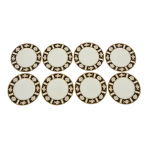 Vintage Narumi Hallmarked Fish and Shell Bone China Plates Set of 8