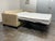 Wood Queen Size Mid-Century Modern Vegan Leather Tufted Sleeper Sofa For Sale - Image 7 of 12