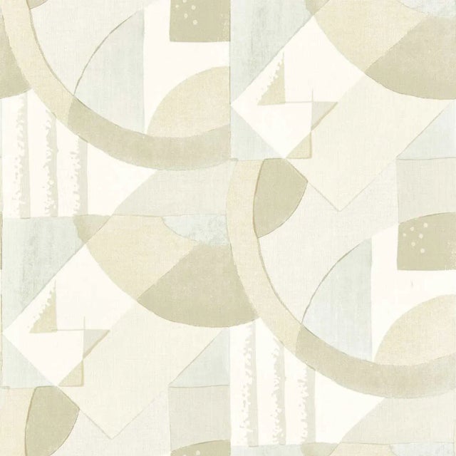 Zoffany Abstract 1928 Wallpaper in Mineral - a Sample For Sale