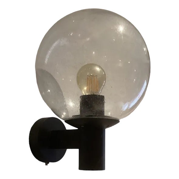 Wall Lamp in Raindrop Glass from Bega, 1980s For Sale