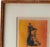 Vintage Helen Siegl Hand-Signed Fine Art Woodcut Print Rangoroo Mid Century Modern Folk Art Whimsical Animal Custom Framed For Sale In Portland, ME - Image 6 of 10