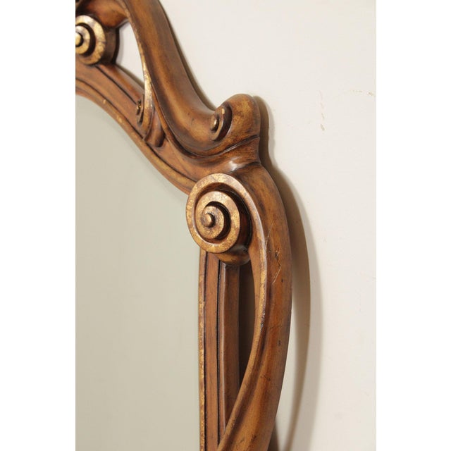 Italian Style Large Carved Wall Mirror For Sale In Philadelphia - Image 6 of 12