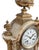 19th Century Enormous 15 Day French Crystal Regulator Clock With Portico Style Stone Case For Sale - Image 5 of 10