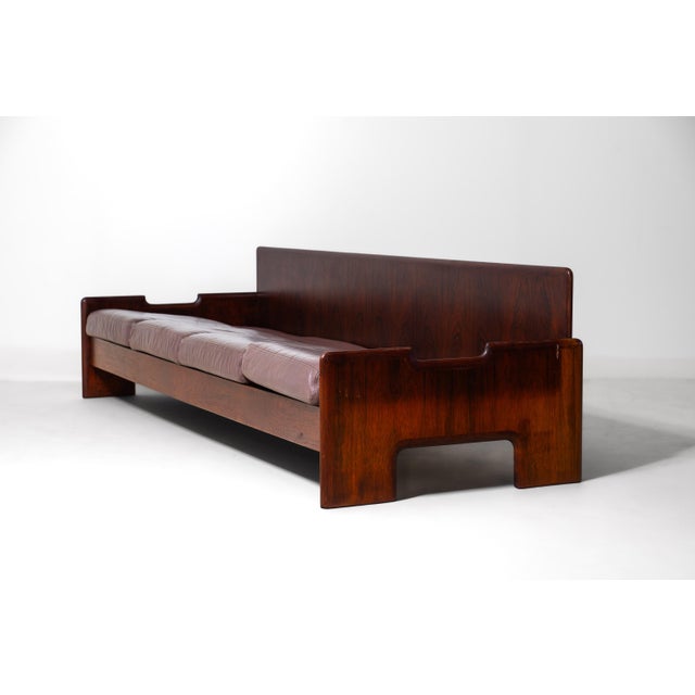 1970s Vintage Loft Sofa in Leather, Italy, 1970s For Sale - Image 5 of 18