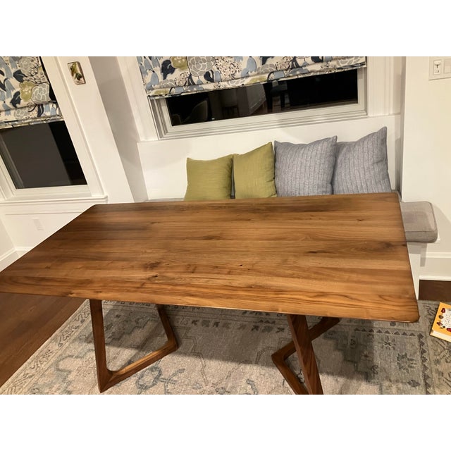 Modern Ashwood 71 Inch Rectangle Table For Sale - Image 4 of 8