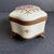 French Porcelain Casket Trinket Box Hand Painted Courting Couple Dancing Scene For Sale - Image 9 of 12