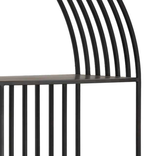 Arched Iron Section Shelf For Sale - Image 4 of 5