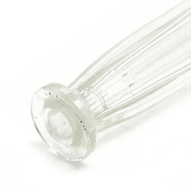 Polish Crystal Vases, 1950s, Set of 3 For Sale - Image 8 of 9