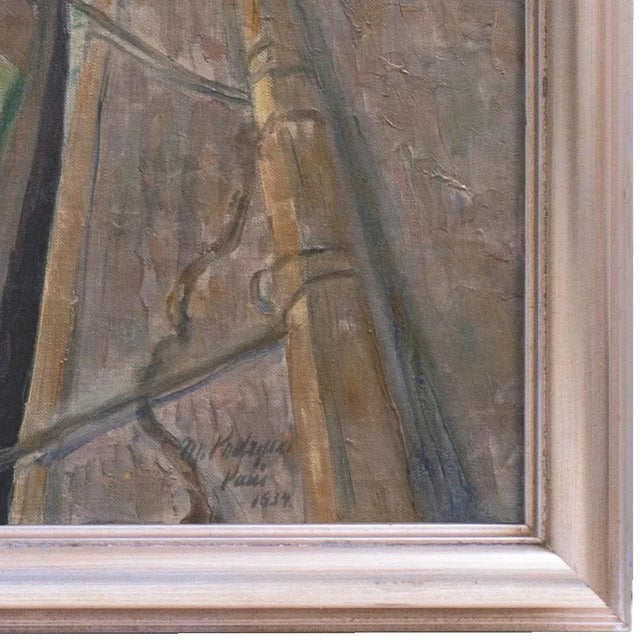 Post Impressionist 'Sunset, Paris' by Misha Podryski, 1934, Russian-American, New York, Artist's Union, National Art Club For Sale - Image 3 of 13