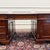 English Partner Desk with Green Leather For Sale - Image 10 of 18