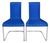 Blue B20 Cantilever Chairs by Jean Prouvé for Tecta, Set of 2 For Sale