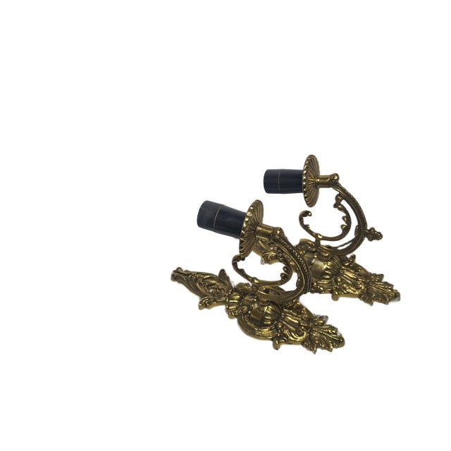 Rococco Style Sconces, Poland, 1970s, Set of 2, in Very Good conditions. Designed 1970 to 1979 European Plug (up to...