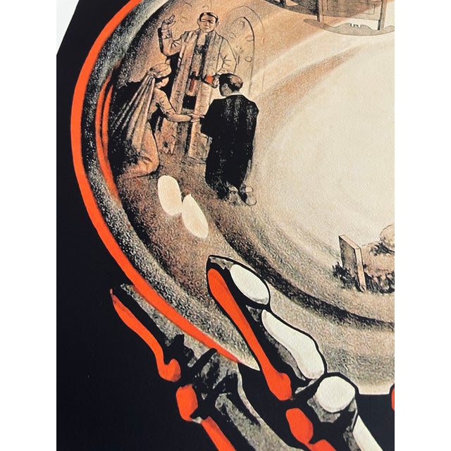 Black Crystal Seer See Your Life from the Cradle to the Grave Poster attributed to C. Alexander, France, 2017 For Sale - Image 8 of 10