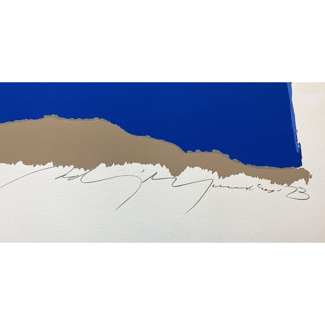 Contemporary Adja Yunkers, Parev III / Chant d'Un Oiseau, 1973 Screenprint, Abstract Expressionism For Sale - Image 3 of 6