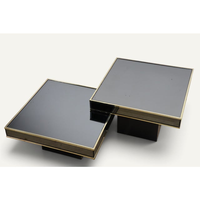 Black Modular Coffee Tables from Cidue Edition, 1970s, Set of 2 For Sale - Image 8 of 18
