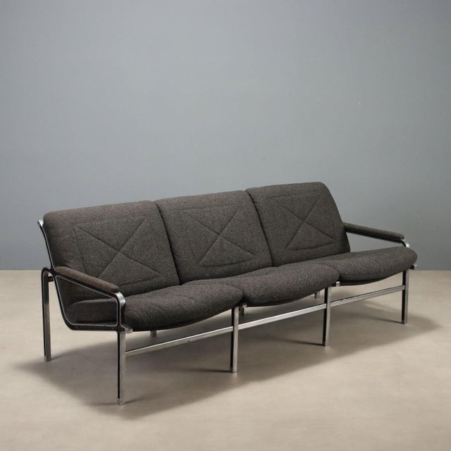Vintage Sofa attributed to André Vandenbeuck from Strässle For Sale - Image 12 of 12