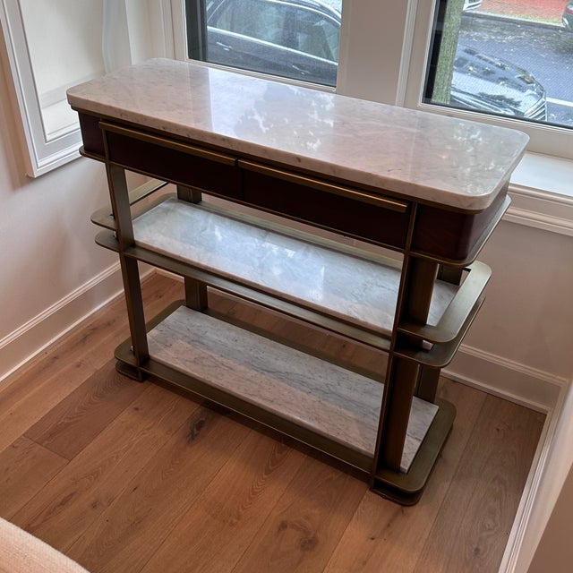 2020s Arhaus Sama Bar Cart For Sale - Image 5 of 11