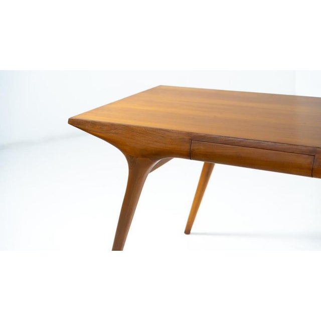 Walnut Writing Desk from Carlo De Carli, 1950s For Sale - Image 12 of 16