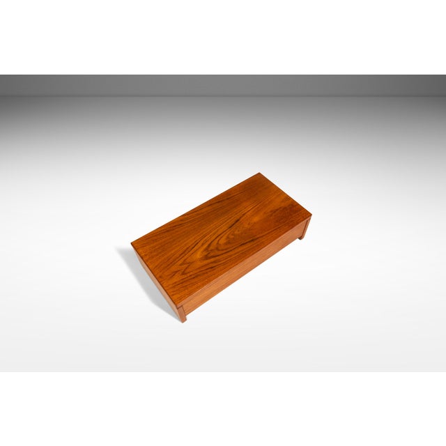 Mid-Century Modern Danish Mid-Century Modern Computer Riser / Desk Organizer in Teak by Jesper International, Denmark, C. 1980s For Sale - Image 3 of 18
