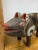 Vintage Painted Carved Wood Folk Art Pig
