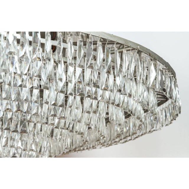 Massive Crystal Wedding Cake Fixture For Sale - Image 4 of 9