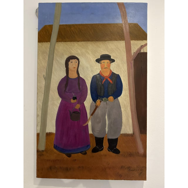 Horacio Sosa Cordero, Los Gauchitos, 1983, Oil on Canvas For Sale - Image 7 of 7