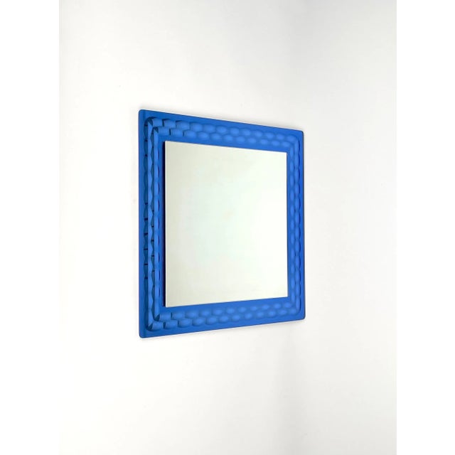 Squared Wall Mirror by Lupi Cristal Luxor, Italy, 1960s For Sale - Image 3 of 11