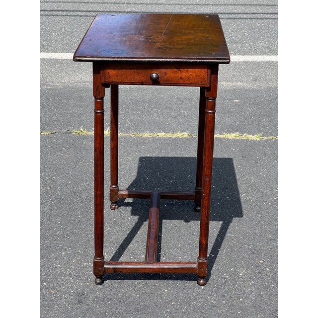 Antique George II One Drawer Mahogany Game Table C. Mid 18th Century For Sale - Image 4 of 11