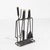 Wood Fireplace Set by Afra and Tobia Scarpa for Dimensione Fuoco, 1970s, Set of 5 For Sale - Image 7 of 8