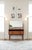 A very stylish Danish make-up chest/hallway furniture in teak. Also called Selected details such as handles and order are...