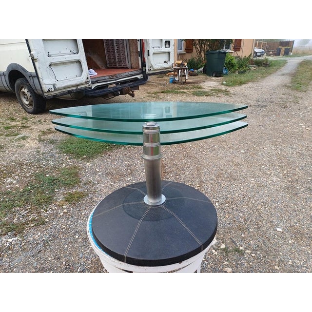 Tempered Glass Coffee Table from Ligne Roset, 1980 For Sale - Image 3 of 12