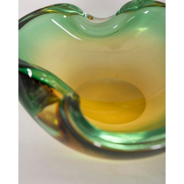 Vintage Italian Murano Glass Submerged Emptier Tray, 1970s For Sale - Image 6 of 9