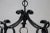 Vintage Chandelier in Iron, 1940s For Sale - Image 3 of 13