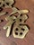 Chinese Vintage Brass Chinese Characters Wall Decor- Set of Three For Sale - Image 3 of 8