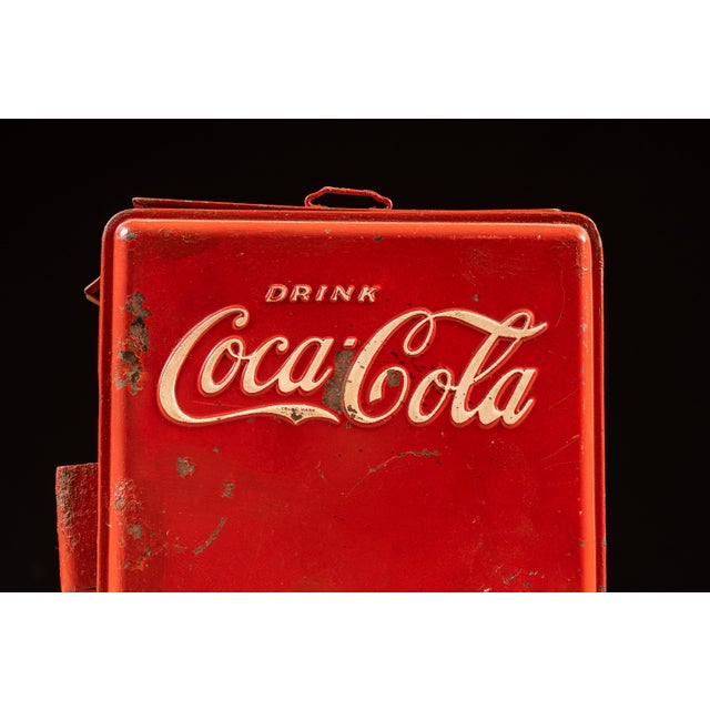 Vintage Coca Cola Salesman Sample Cooler For Sale - Image 14 of 16