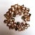 Modern 9ct Gold Brooch with Sapphires and Emeralds, 1960s For Sale - Image 4 of 6