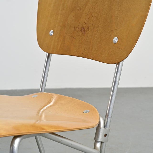 Chairs by Armin Wirth for AluFlex, 1960s, Set of 6 For Sale - Image 10 of 13