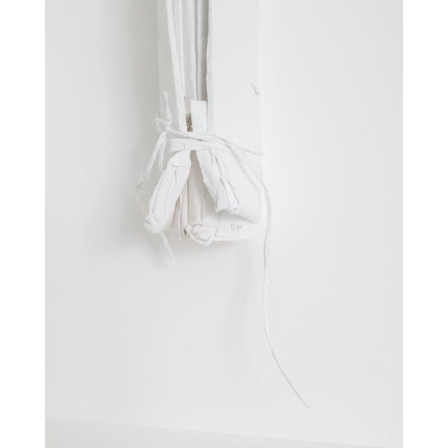 A rare and unique swedish mid century framed and rolled paper "untitled" artwork object by the swedish artist rune hagberg...