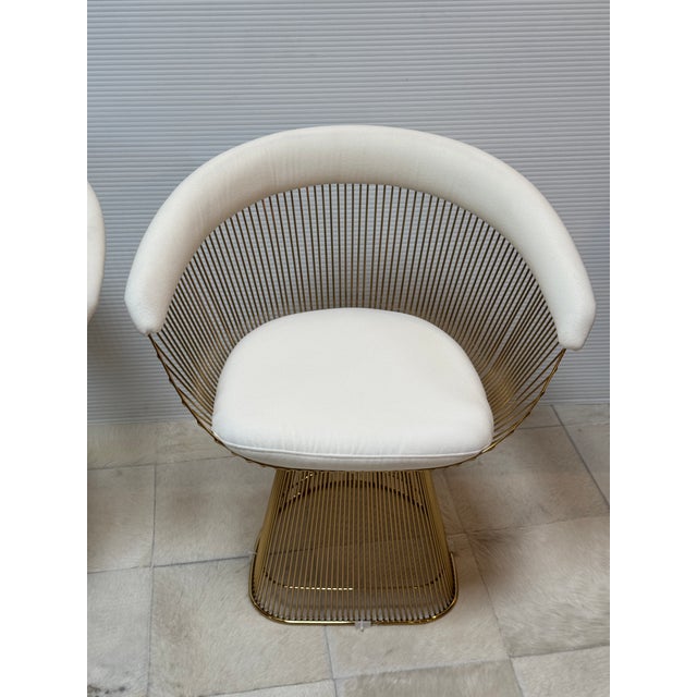 Eternity Modern Platner Style Arm Chairs, Pair For Sale - Image 9 of 12
