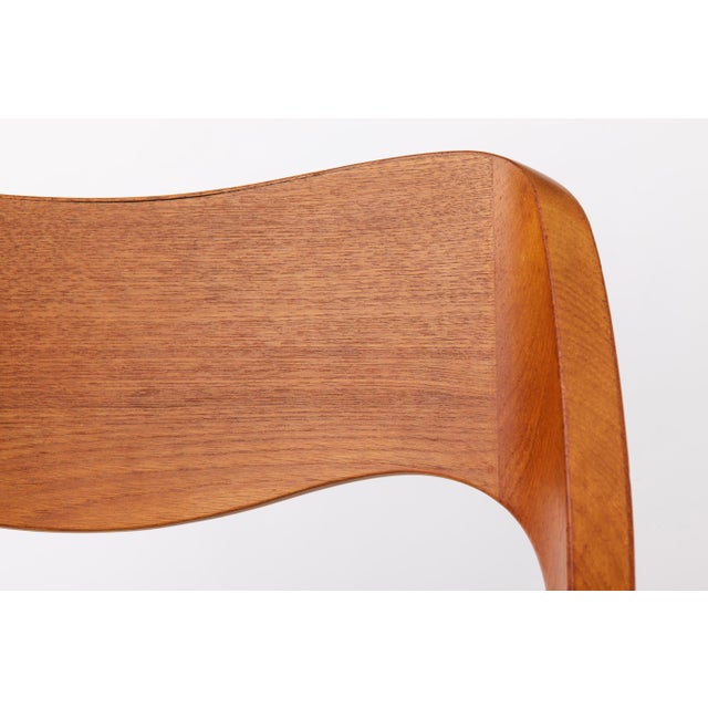 Model 71 Dining Chairs by Niels Otto (N. O.) Møller for J.L. Møllers, 1960s, Set of 6 For Sale - Image 12 of 15