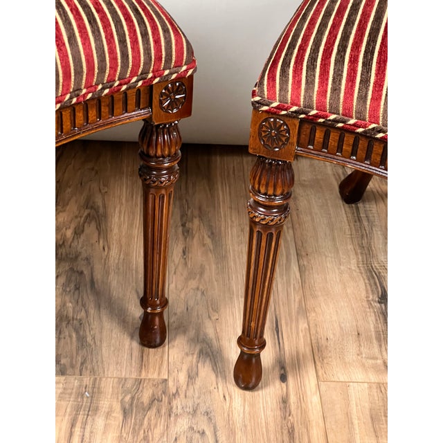 Vintage Pair Wheel Back Side Chairs by Ardley Hall For Sale - Image 9 of 10