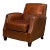 Classic Leather Armchair For Sale