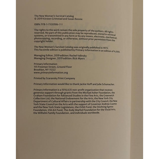 Contemporary 2019 “The New Woman’s Survival Catalog” Limited-Edition Art Book For Sale - Image 3 of 5