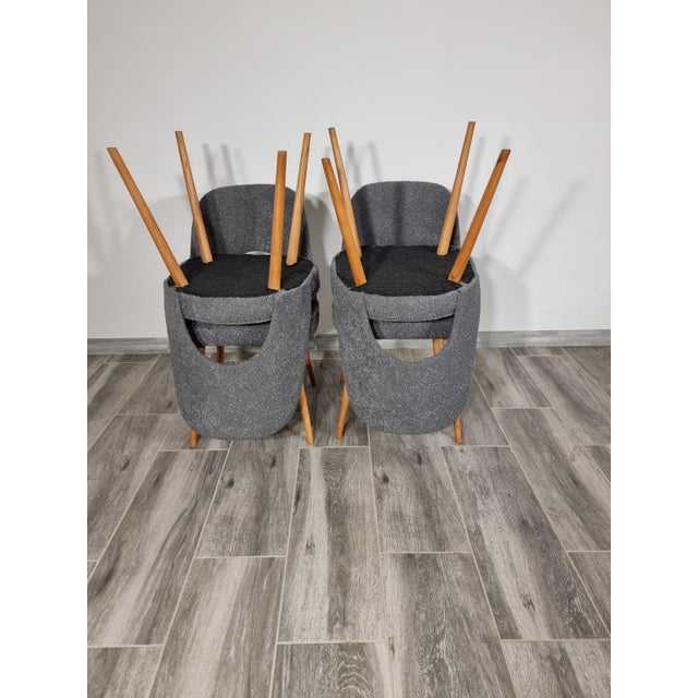 Dining Chairs by Oswald Haerdtl for Ton, 1950s, Set of 4 For Sale - Image 11 of 14