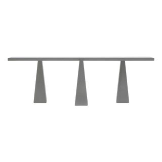 Pietra Serena Console Model Inkas Table by Angelo Mangiarotti for Skipper, 1990s For Sale