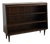 Mid Century Modern Angled Bookcase For Sale