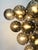 Glass 21st Century Italian Grappolo Polished Brass Smoky Murano Glass Chandelier by Fabio LTD For Sale - Image 7 of 7
