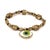 Vitality Green Evil Eye Gold Hematite Stone Bracelet For Sale In Miami - Image 6 of 6
