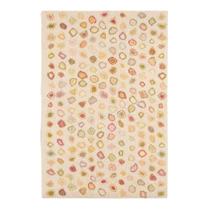 Dash & Albert by Annie Selke Cat's Paw Pastel Micro Hooked Wool Rug, 6' x 9'