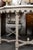 Swedish Faux-Crackle Console Table With Faux Marble Top For Sale - Image 4 of 8